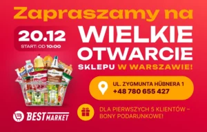 Otwieramy nowy Best Market w Warszawie, dzielnica Żoliborz